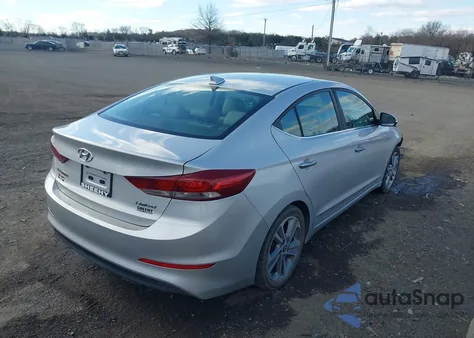 2017 Hyundai Elantra Limited from USA, damaged, VIN KMHD84LF2HU120142